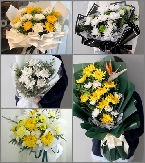 贵州贵阳清镇市站街镇中寨村白事花束代送